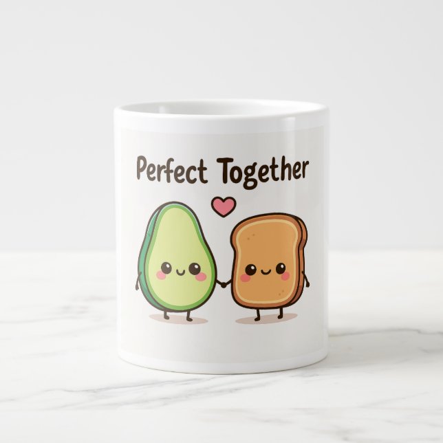 Caneca De Café Grande Couple mug (Frente)