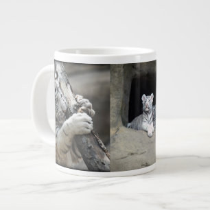 CANECA DE CAFÉ GRANDE COUPOS BRANCOS DE TIGRE