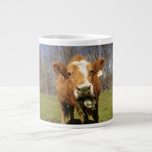 Caneca De Café Grande Cow Jumbo Mug