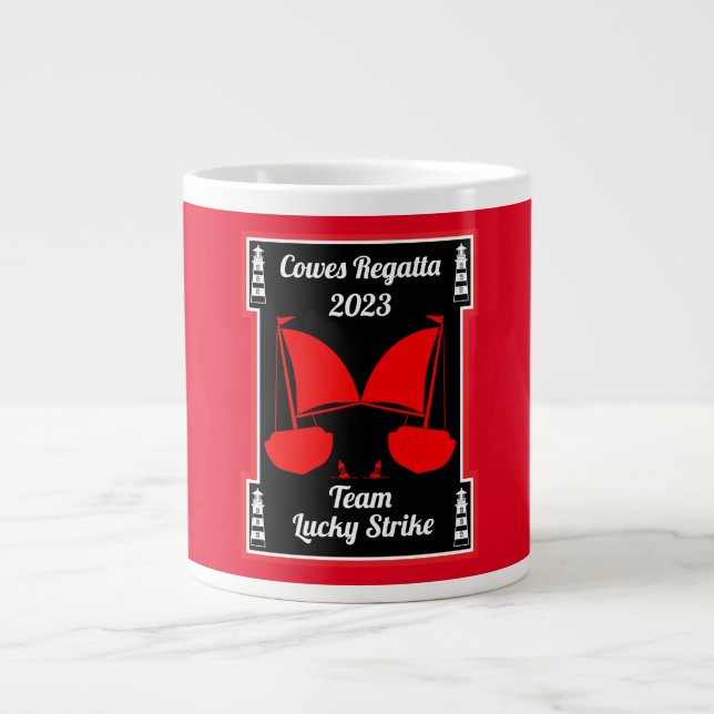 Caneca De Café Grande Cowle of Wight Yacht Regatta (Frente)