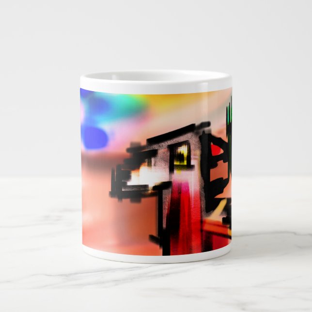 Caneca De Café Grande Coyote legal (Frente)