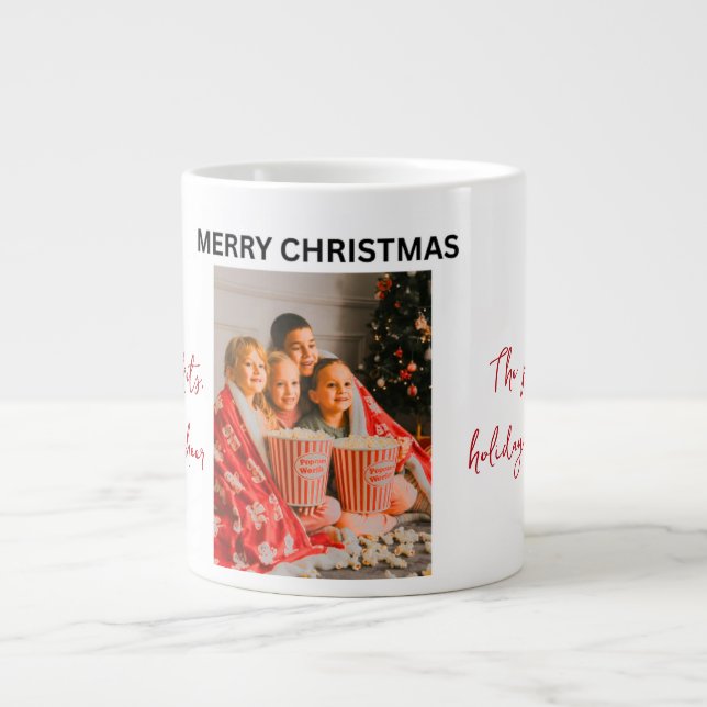 Caneca De Café Grande Cozy Christmas Love Mug (Frente)