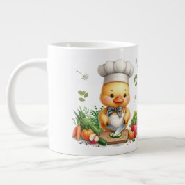 Caneca De Café Grande Cozy Kitchen Patos Design Cozinhar