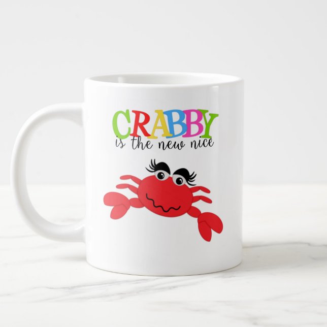 Caneca De Café Grande Crabby - Jumbo Mug (Esquerda)