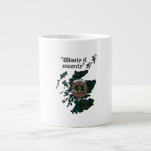 Caneca De Café Grande Crachá Davidson Clan Jumbo Mug
