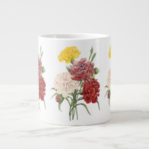 Caneca De Café Grande Cravos Antigos Dianthus Flores de Jardim Redoute