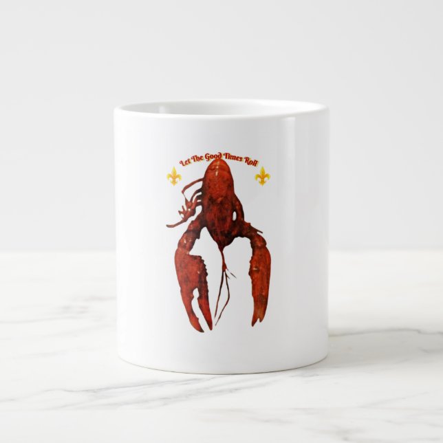 Caneca De Café Grande Crawfish Specialty Mug (Frente)