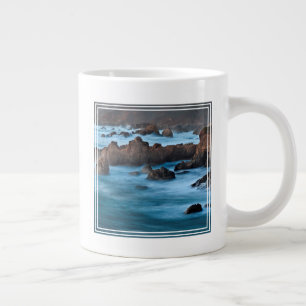 Caneca De Café Grande Crepúsculo na enseada de Soberanes