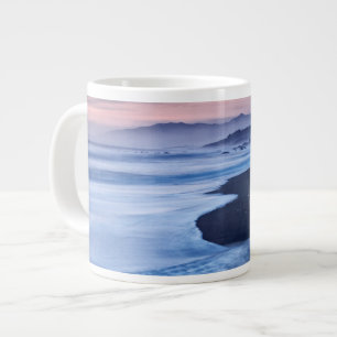 Caneca De Café Grande Crepúsculo na Praia Moonstone