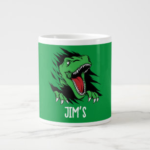 Caneca De Café Grande Crianças dinossauros