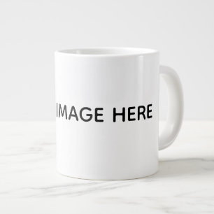 Caneca De Café Grande Crie seu próprio branco