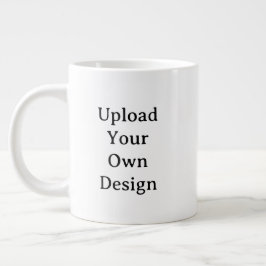 Caneca De Café Grande Crie Seu Próprio Jumbo Simples Personalizado