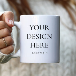 Caneca De Café Grande Crie seu próprio personalizado