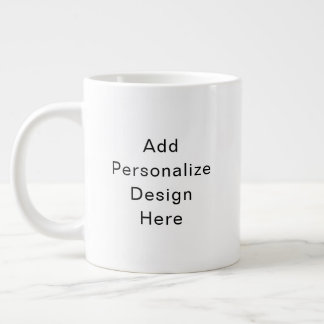 Caneca De Café Grande crie seu próprio personalizado