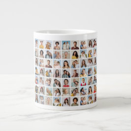 Caneca De Café Grande Crie Sua Própria Colagem De Fotos 63