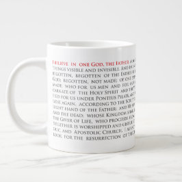 Caneca De Café Grande Cristão Ortodoxo Nicene Creed Jumbo Mug 20oz