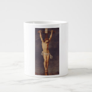 Caneca De Café Grande Cristo morto na cruz por Peter Paul Rubens 