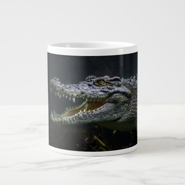 Caneca De Café Grande crocodilo (Frente)