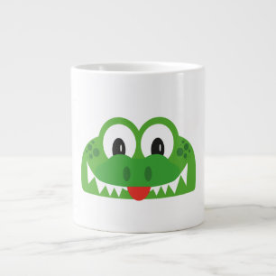 Caneca De Café Grande Crocodilo, Alligator Animal Reptile Head, Alligato