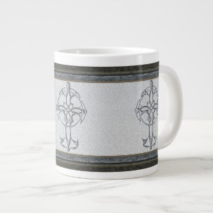 Caneca De Café Grande Cruz Celta