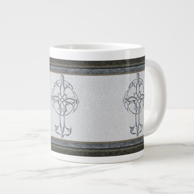 Caneca De Café Grande Cruz Celta (Frente Esquerda)