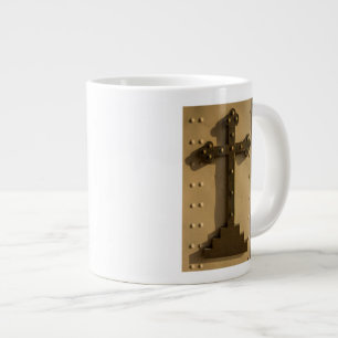 Caneca De Café Grande Cruz religiosa cristã, Iraque