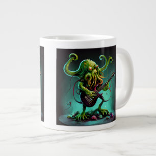 Caneca De Café Grande Cthulhu Rock 'n Roll Jumbo Mug