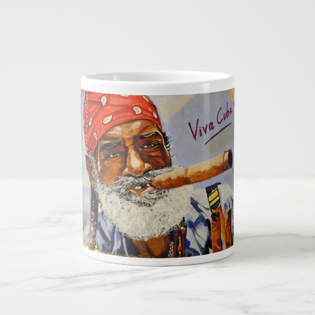 Caneca De Café Grande Cuba Libre! (Frente)