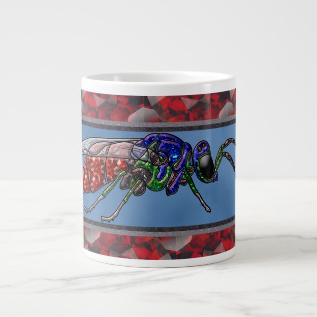 Caneca De Café Grande Cuckoo Wasp (Frente)