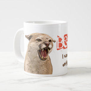 Caneca De Café Grande CUIDADO! Posso Ser Um Pouco Histérica Humor de Caf