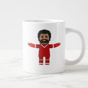 Caneca De Café Grande CUP DO LIVERPOOL vermelho de Mohammed Salah / MUG