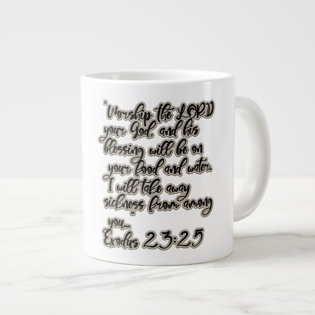 Caneca De Café Grande Cura - Jumbo Mug (Frente Esquerda)