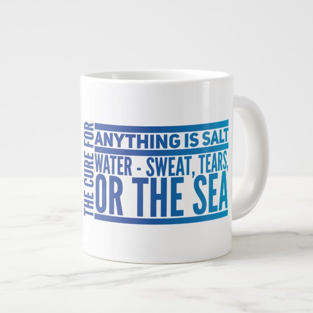 Caneca De Café Grande Cure Gift Jumbo Mug (Frente Esquerda)