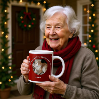 Caneca De Café Grande Custom All You Need Cat Photo Specialty Mug