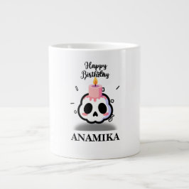 Caneca De Café Grande Custom Name Birthday