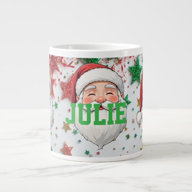 Caneca De Café Grande Customize Christmas mug gift  (Frente)