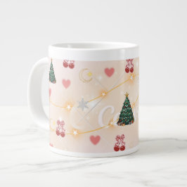Caneca De Café Grande Cute Christmas Aesthetic Mug 