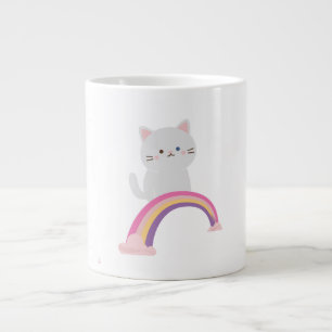 Caneca De Café Grande Cutiten Kitten Coffee Mug