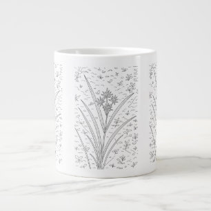 Caneca De Café Grande Cyperus esculentus - Lutsedge Amarelo