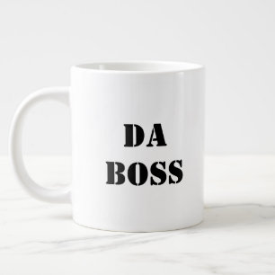 Caneca De Café Grande Da Boss Funny Company Manager Novelty