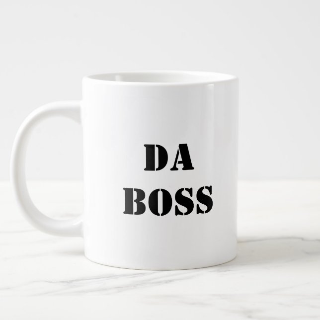 Caneca De Café Grande Da Boss Funny Company Manager Novelty (Esquerda)