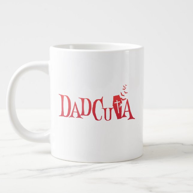 Caneca De Café Grande Dadcula Dracula, Pai de Correspondência da Família (Esquerda)