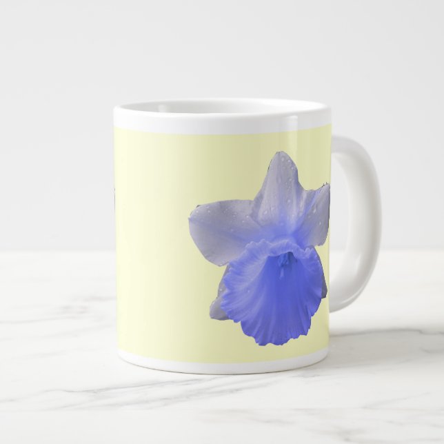 Caneca De Café Grande Daffodil Blue Mug (Frente Esquerda)