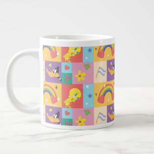 Caneca De Café Grande DAFFY DUCK™ & TWEETY™ - Padrão Orgulho