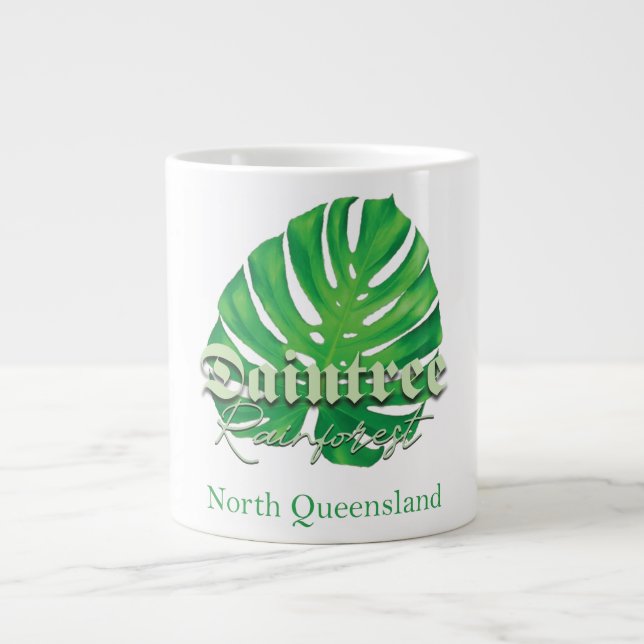 Caneca De Café Grande Daintree RainForest (Frente)