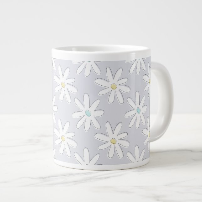 Caneca De Café Grande Daisy (Frente Esquerda)