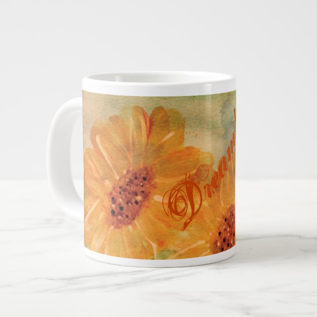 Caneca De Café Grande Daisy Dream Mug (Frente Esquerda)