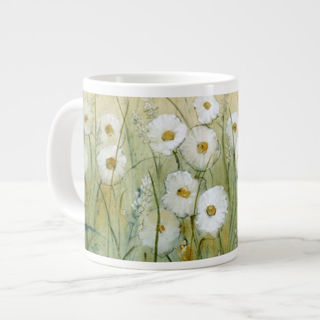 Caneca De Café Grande Daisy Primavera I (Frente Esquerda)