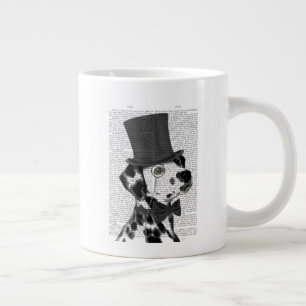 Caneca De Café Grande Dalmácia, Formal Hound e Chapéu