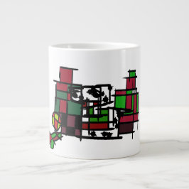 Caneca De Café Grande Dalmácia no inverno
